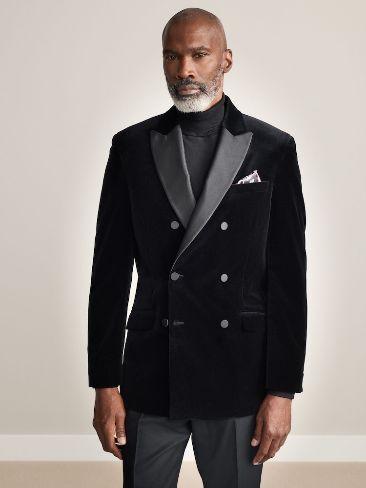 Green Regular Fit Signature Duca Visconti Italian Cord Blazer - Image 1 of 5