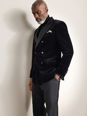 Green Regular Fit Signature Duca Visconti Italian Cord Blazer - Image 3 of 5