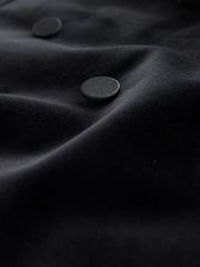 Black Signature Pontoglio Italian Velvet Double Breasted Blazer - Image 7 of 10