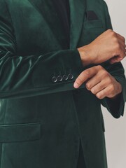 Zeleni gozd - Klasičen kroj - Self Žametna jopica s poklopcem - Slika 5 iz 8