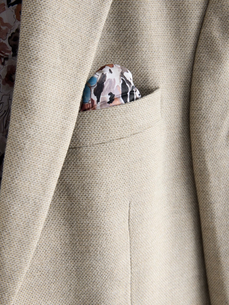 Nevtralno - ozek kroj - Teksturiran blazer smart - Slika 10 iz 10 Nevtralno - ozek kroj - Teksturiran blazer smart - Slika 10 iz 10