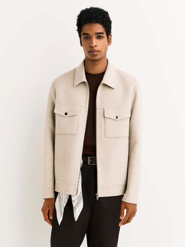 Neutral N. Premium Wool Rich Soft Touch Jacket - Image 1 of 4