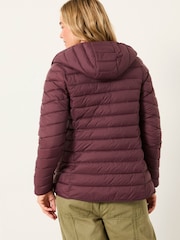 FatFace Ruby Dusky Purple Lightweight Puffer Coat - Image 2 of 6