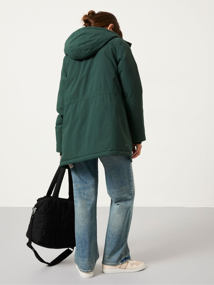 FatFace Brea Green Quilted Coat - Image 2 of 7