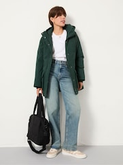 FatFace Brea Green Quilted Coat - Image 4 of 7