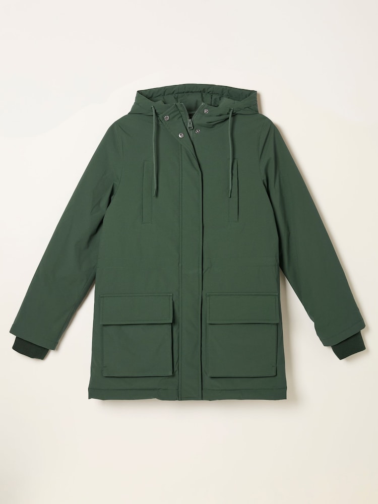 FatFace Brea Green Quilted Coat - Image 7 of 7