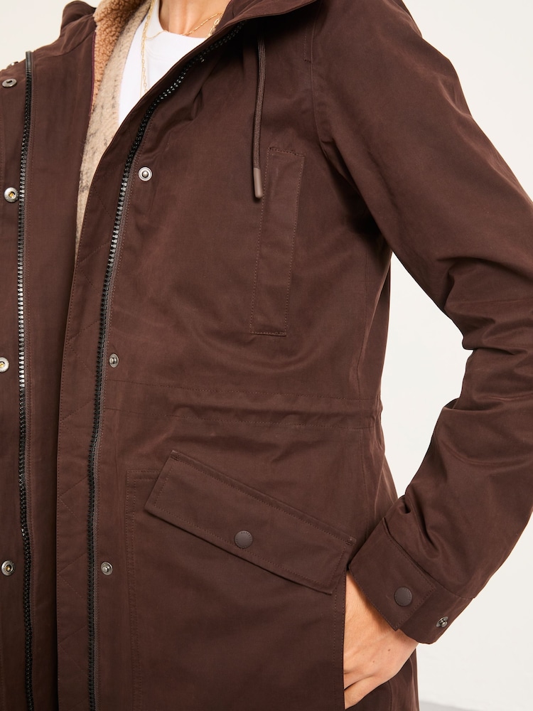 FatFace Borg Waterproof Coat - Imagem 5 de 5