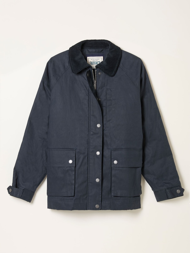 Marineblau - FatFace Heritage Jacket - Bild 8 von 8 Marineblau - FatFace Heritage Jacket - Bild 8 von 8