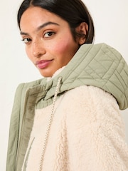 FatFace Maple Light Green Fleece - Image 3 of 6