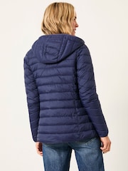 FatFace Ruby Navy Lightweight Puffer Coat - Image 2 of 5