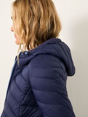 FatFace Ruby Navy Lightweight Puffer Coat - Image 3 of 5