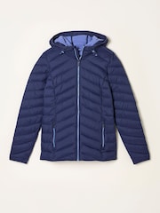 FatFace Ruby Navy Lightweight Puffer Coat - Image 5 of 5