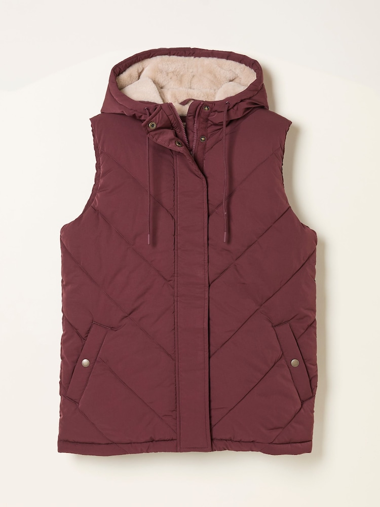 Vermelho Borgonha - Gilet FatFace - Imagem 1 de 1