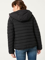 FatFace Erica Black Borg Puffer - Image 2 of 5
