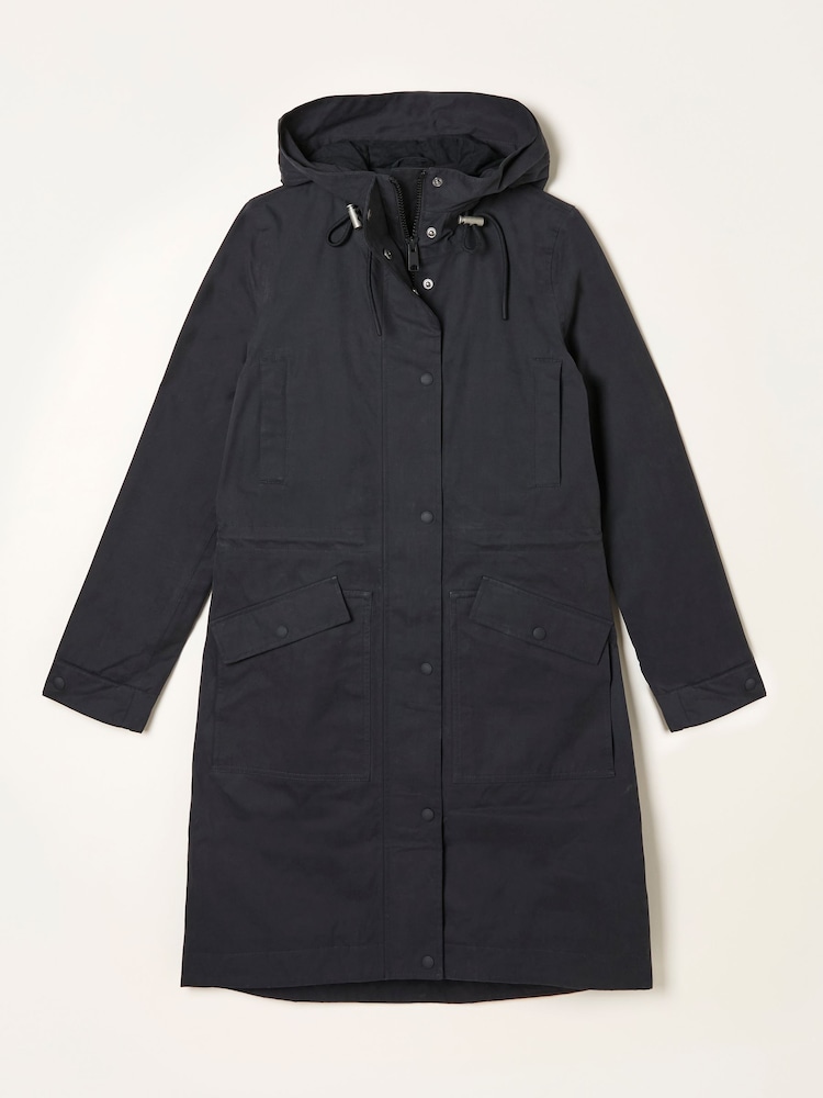 FatFace Taylor Black Waterproof Coat - Image 1 of 1