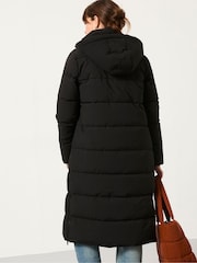 FatFace Harley Black Longline Puffer Coat - Image 2 of 6
