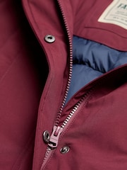 FatFace Brea Dark Red Quilted Coat - Image 6 of 6