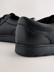 Black Wide Fit (G) Leather Lace Up School Shoes - Image 3 of 5