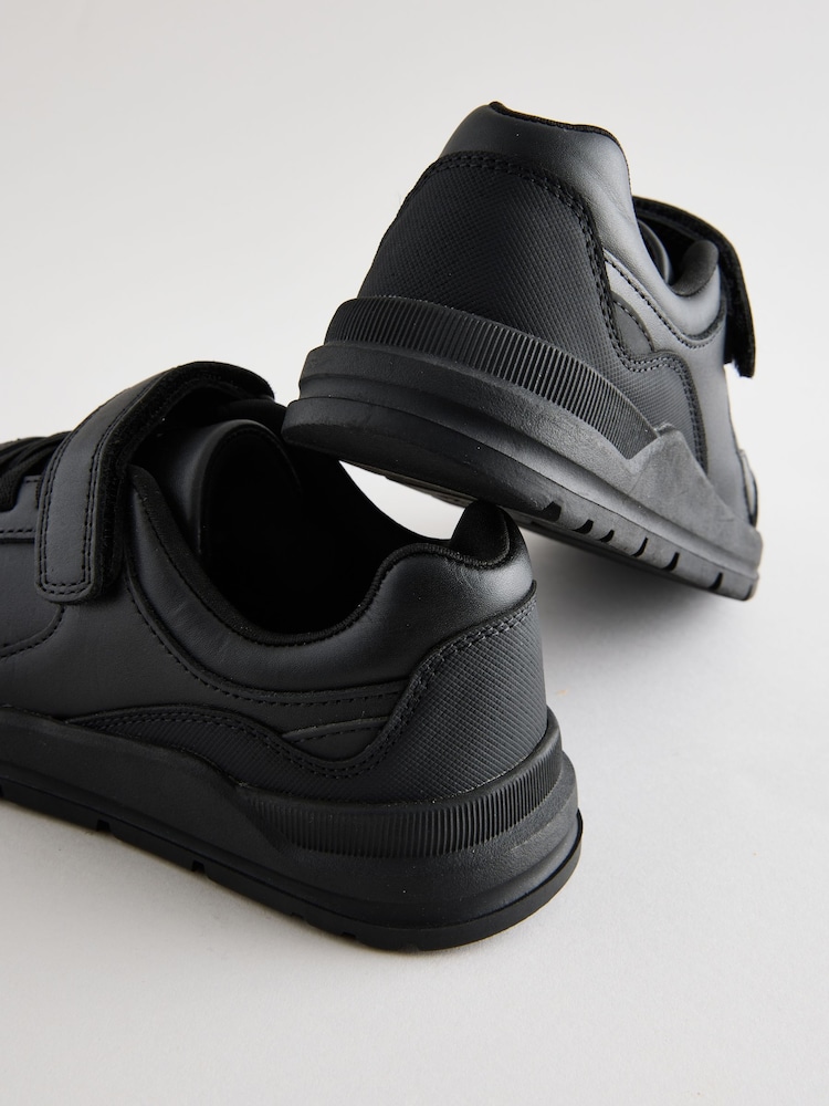 Black Elastic Lace School Shoes - Image 6 of 6 Black Elastic Lace School Shoes - Image 6 of 6