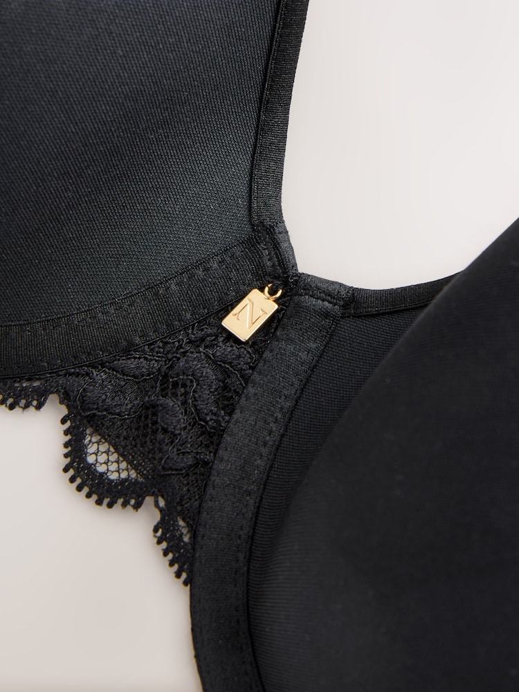 Black Pad Full Cup Premium Ultimate Comfort Lightweight Breathable T-Shirt Bra - Image 9 of 9