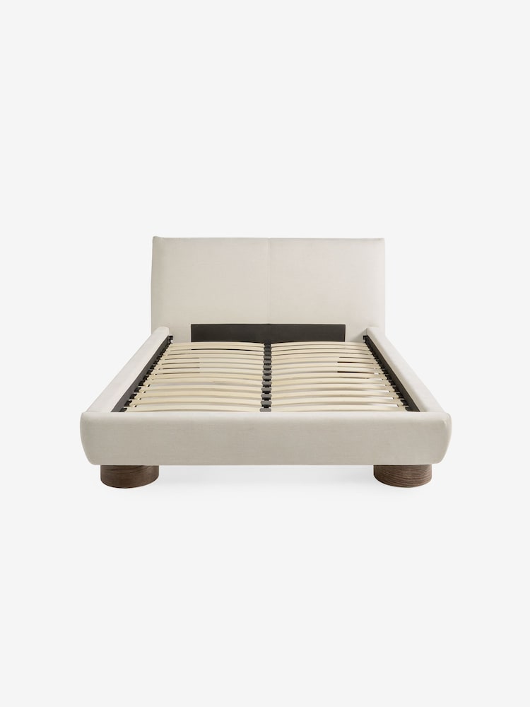 MADE.COM Natural Textured Weave Jude Bed - Image 5 of 5 MADE.COM Natural Textured Weave Jude Bed - Image 5 of 5