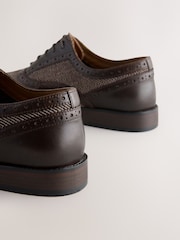 Brown Heritage Brogue Shoes - Image 6 of 7