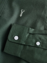 Dark Green Single Oxford Shirt (3-16yrs) - Image 9 of 9