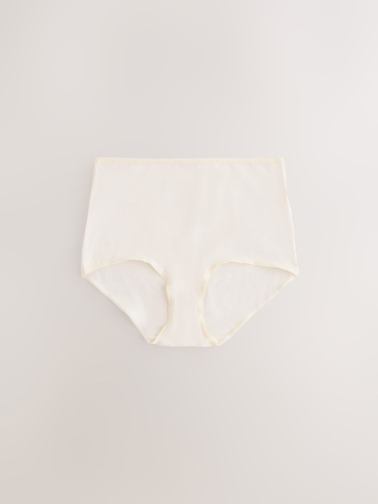 Daisy Print Full Brief Cotton Rich Knickers 5 Pack - Image 4 of 8