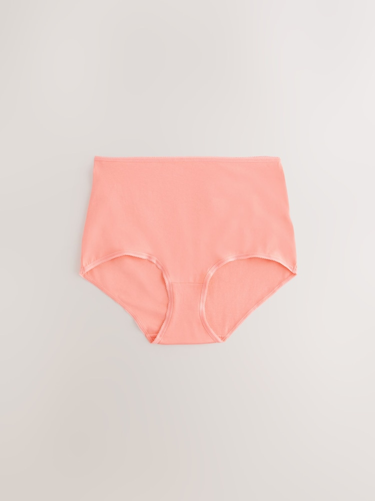 Daisy Print Full Brief Cotton Rich Knickers 5 Pack - Image 6 of 8
