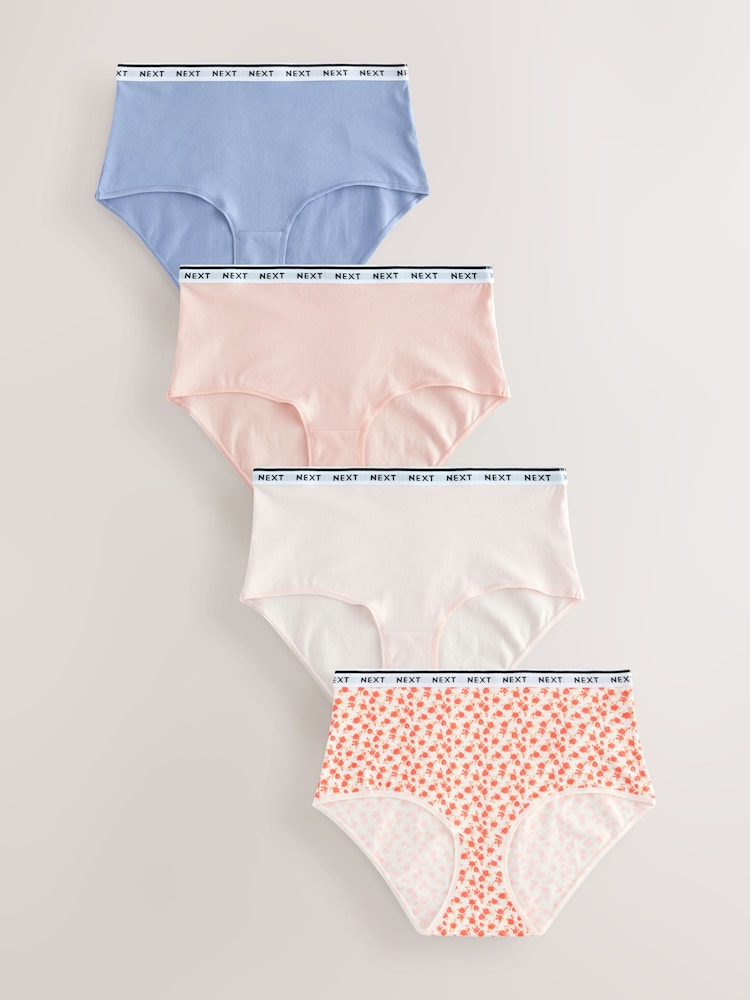 Florecitas - Pack de 4 bragas con logotipo - Imagen 1 de 11