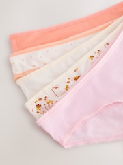 Floral Print Bikini Rich Knickers 5 Pack - Image 7 of 8