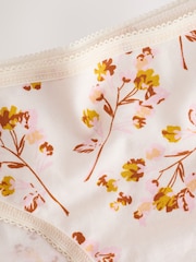Floral Print Bikini Rich Knickers 5 Pack - Image 8 of 8