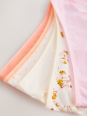 Floral Print High Leg Rich Knickers 5 Pack - Image 7 of 8