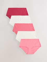 Berry Pink Midi Rich Knickers 5 Pack - Image 1 of 8