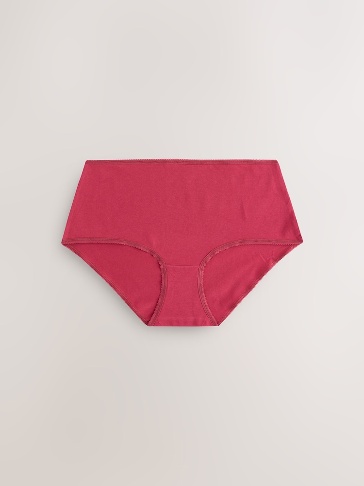 Berry Pink Midi Rich Knickers 5 Pack - Image 2 of 8