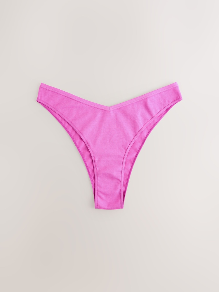 Couleur pierre précieuse - Culotte en coton riche 5 Pack - Image 3 of 8