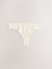 Floral Print Thong Rich Knickers 5 Pack - Image 4 of 7