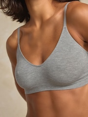 Grey N.Premium Super Soft Seamless Modal Blend Bralette - Image 4 of 4