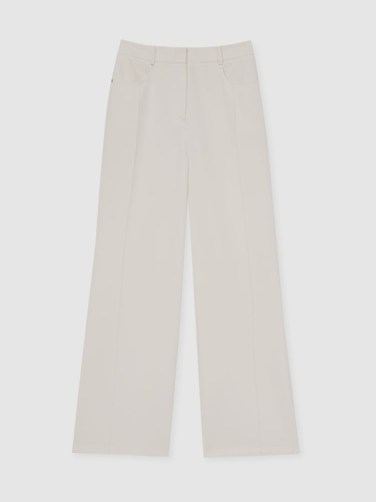 Elfenbein - Reiss Heather Figurbetonte Palazzo-Hose - Bild 2 von 6 Elfenbein - Reiss Heather Figurbetonte Palazzo-Hose - Bild 2 von 6