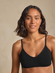 Black N.Premium Super Soft Seamless Modal Blend Bralette - Image 2 of 4
