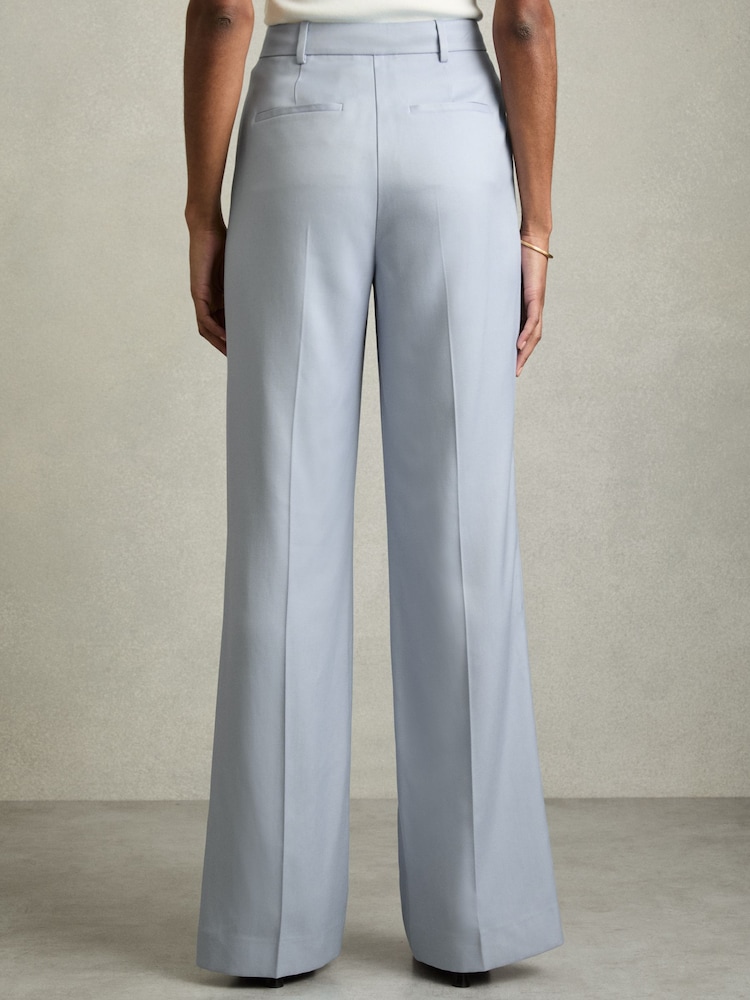 Blauw - Reiss Millie Wide-Leg Tailored Trousers - Image 5 of 7