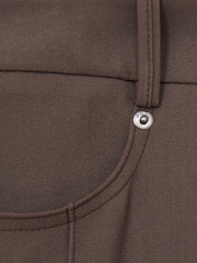 Reiss Mink Neutral Heather Palazzo Tailored Trousers - Image 6 of 6
