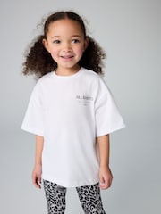 Gris léopard - smALLSAINTS ensemble t-shirt et legging oversize Under Girls - Image 3 of 9