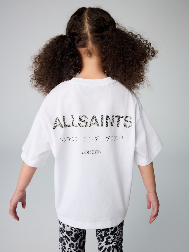 Gris léopard - smALLSAINTS ensemble t-shirt et legging oversize Under Girls - Image 4 of 9