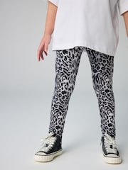 Gris léopard - smALLSAINTS ensemble t-shirt et legging oversize Under Girls - Image 5 of 9