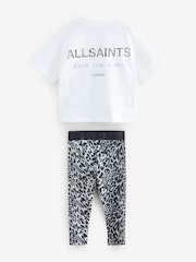 Gris léopard - smALLSAINTS ensemble t-shirt et legging oversize Under Girls - Image 8 of 9