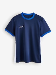 Nike Blue Womens Dri-FIT Short Sleeve Top - Image 6 of 6