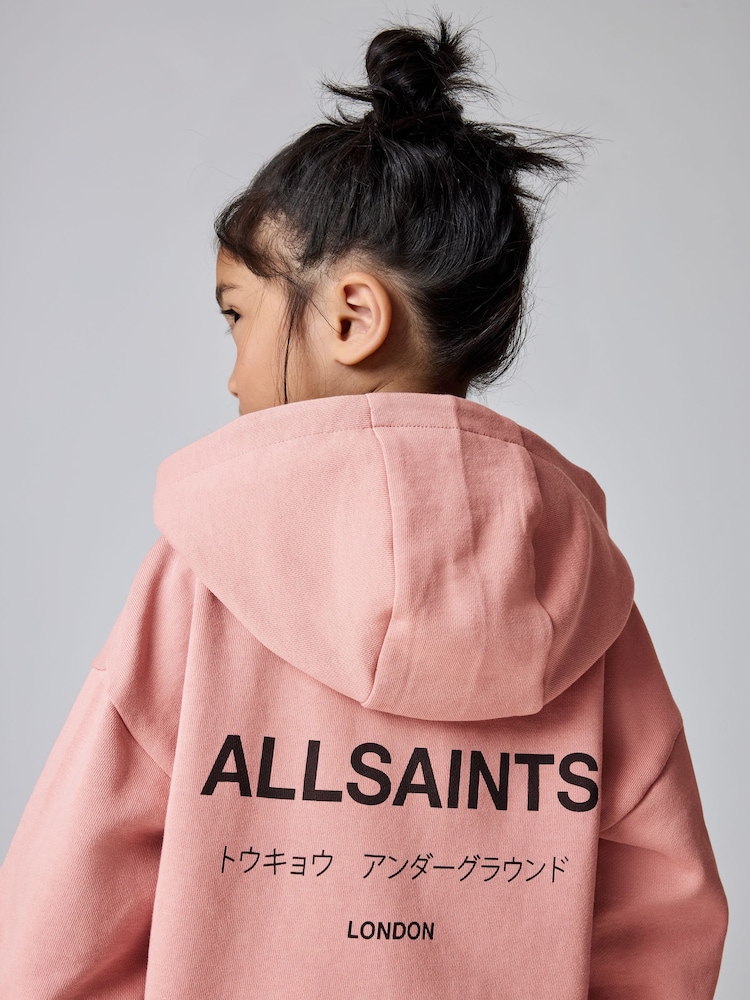 Buy smALLSAINTS Mid Pink Underground Younger Girls Hoodie Dress from Next  USA