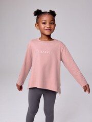 smALLSAINTS Mid Pink Younger Lace Back T-Shirt and Leggings Set - Image 3 of 11