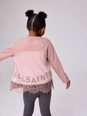 smALLSAINTS Mid Pink Younger Lace Back T-Shirt and Leggings Set - Image 5 of 11